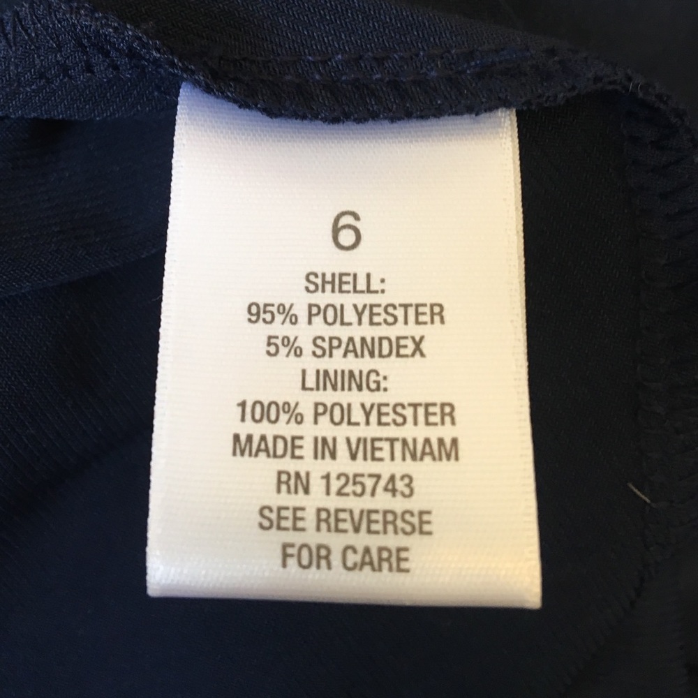 Marc Carmen Valvo Navy Blue Dress - Picture 6 of 8